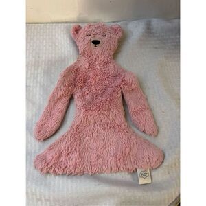 Slumberkins flat pink bears replacement lovey 14x10"